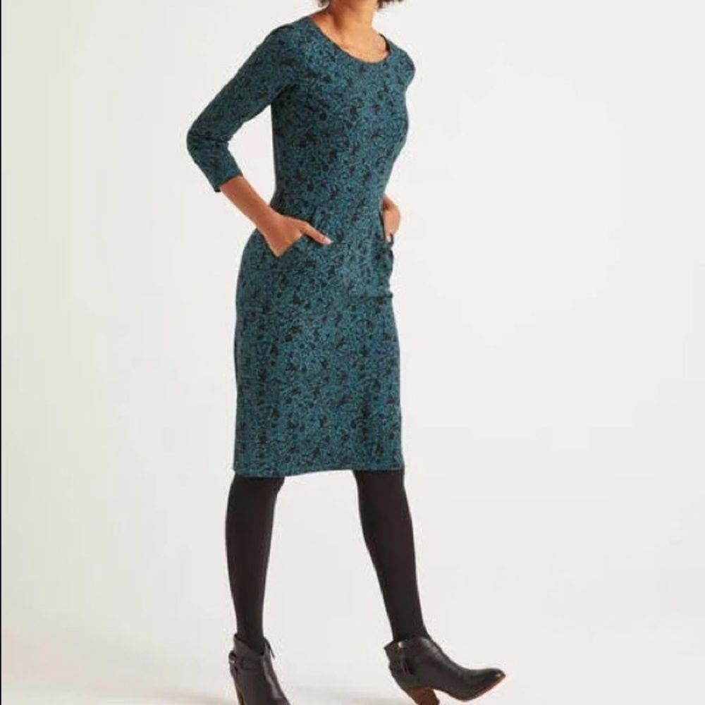 Boden Penny Jersey dress, 12R, 100% cotton, with pockets! Excellent condition.